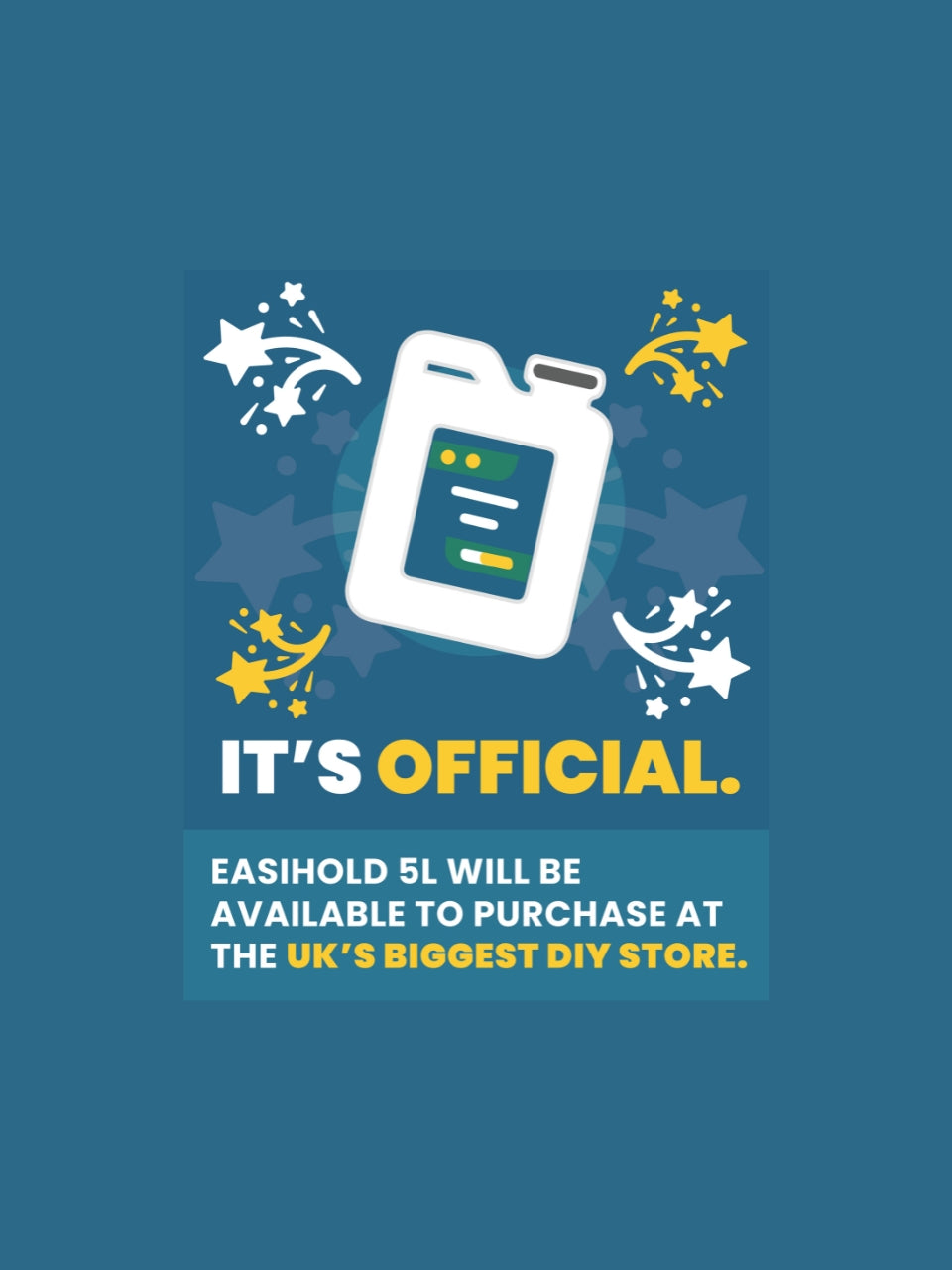 Easihold Now Available in B&Q Stores Across the UK and Ireland