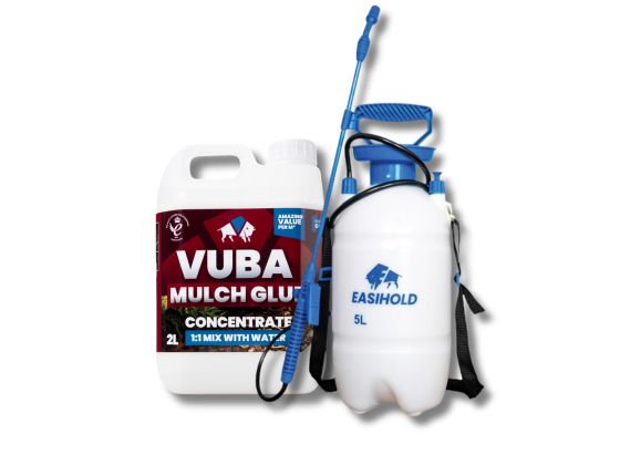 Vuba 2L Concentrate Mulch Glue + 5L Pressure Sprayer