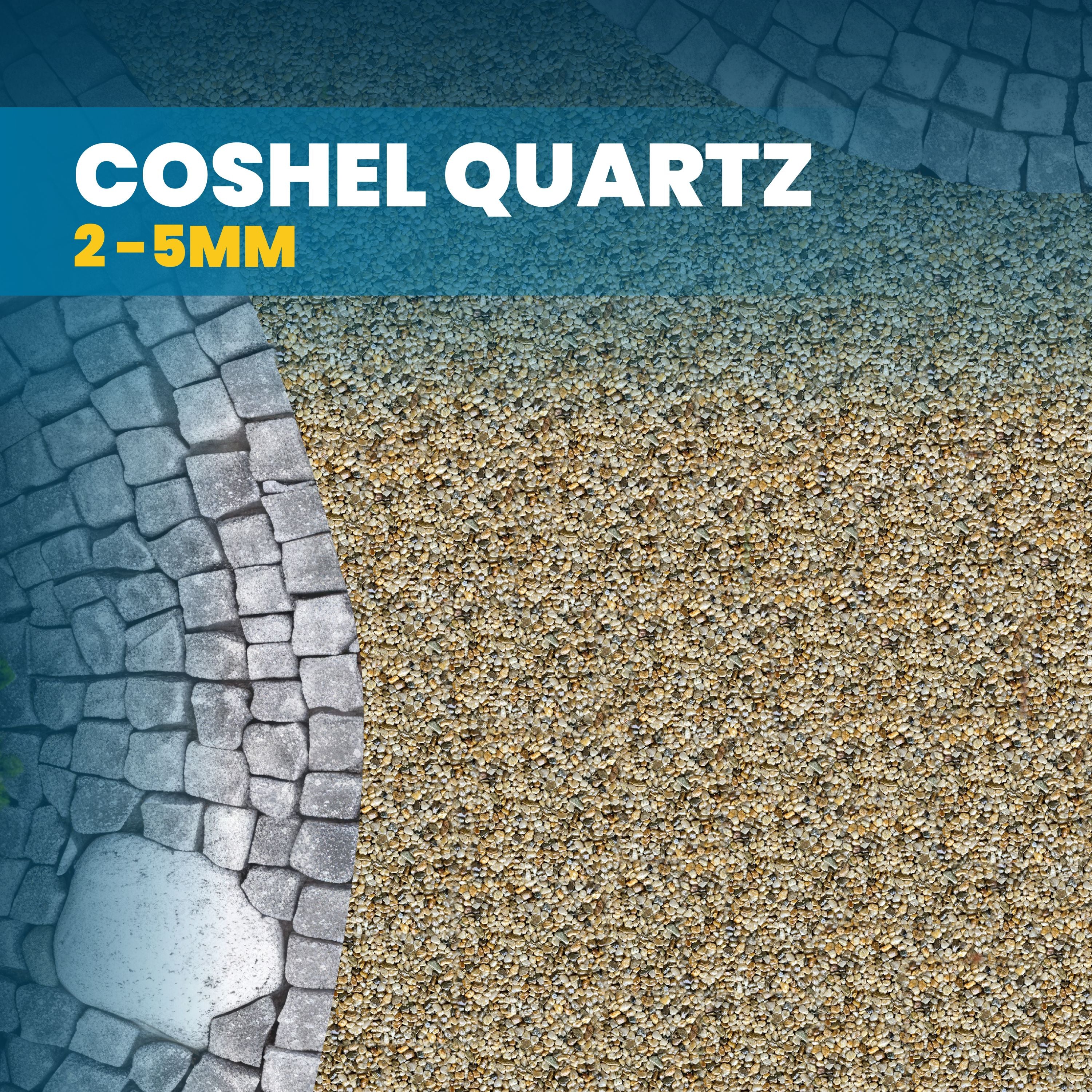 Easihold Resin Bound Gravel Kit 1m2 - Coshel Quartz
