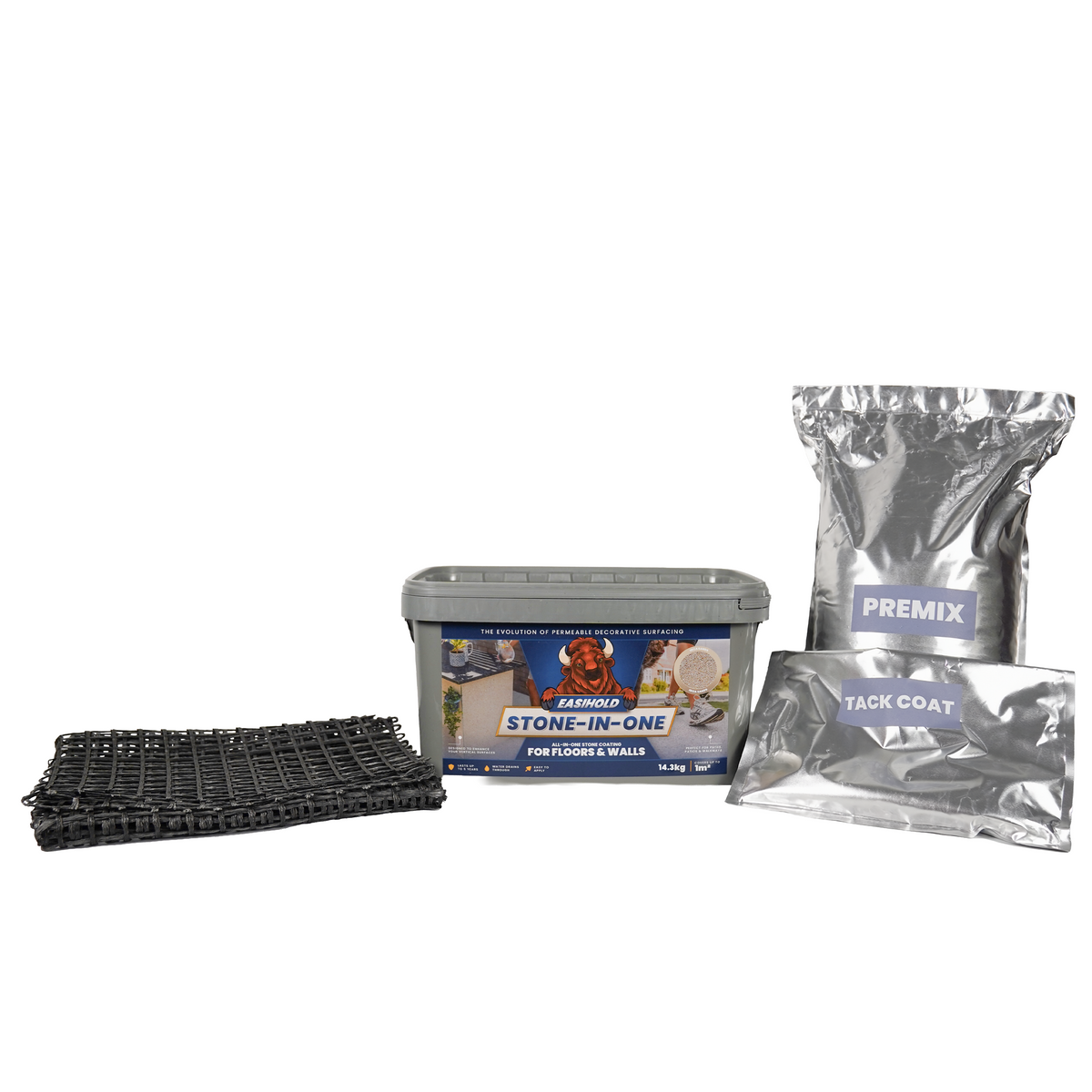 Easihold Stone-In-One Water-Based Resin Bound Surfacing Kit
