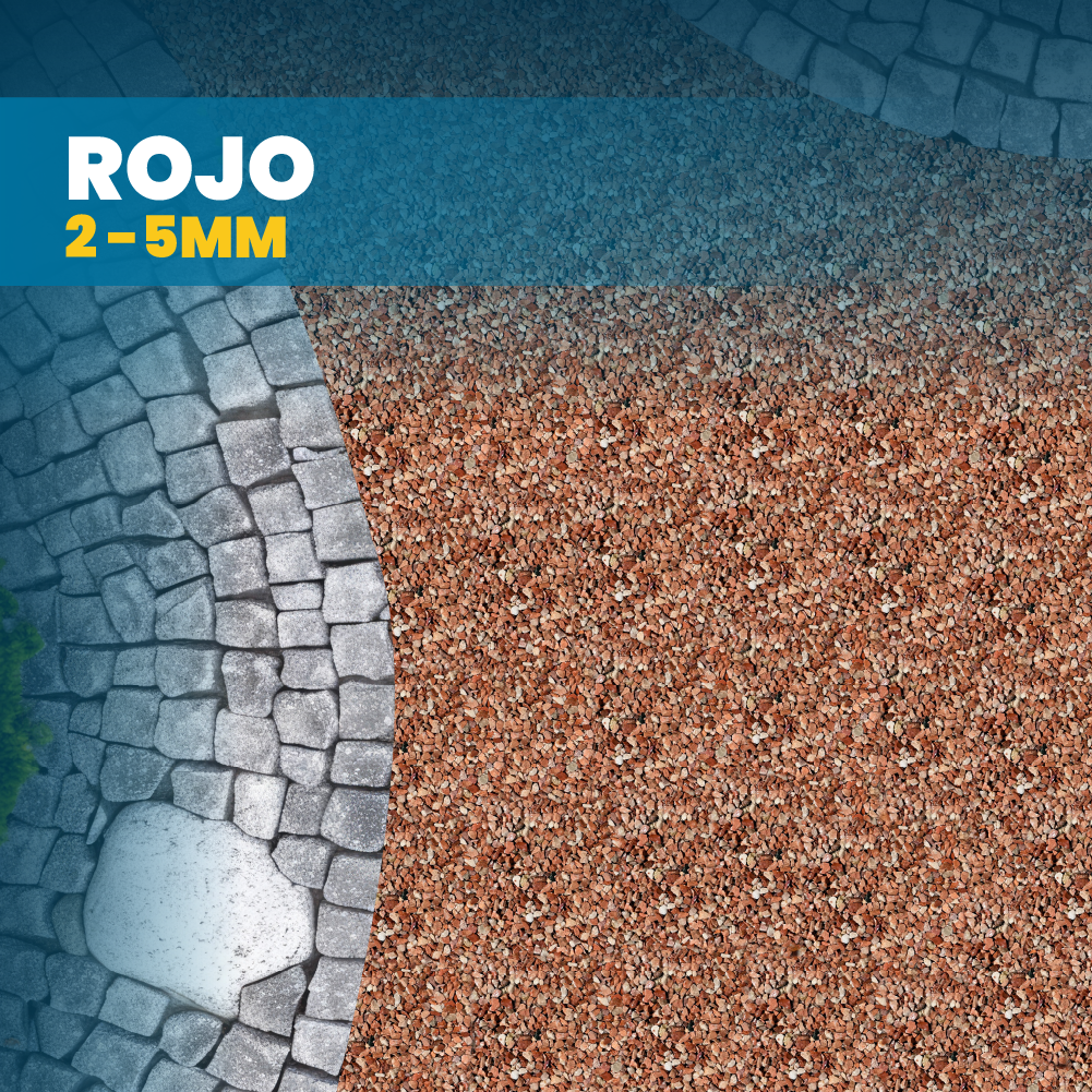 Easihold Resin Bound Gravel Kit 1m2 - Rojo