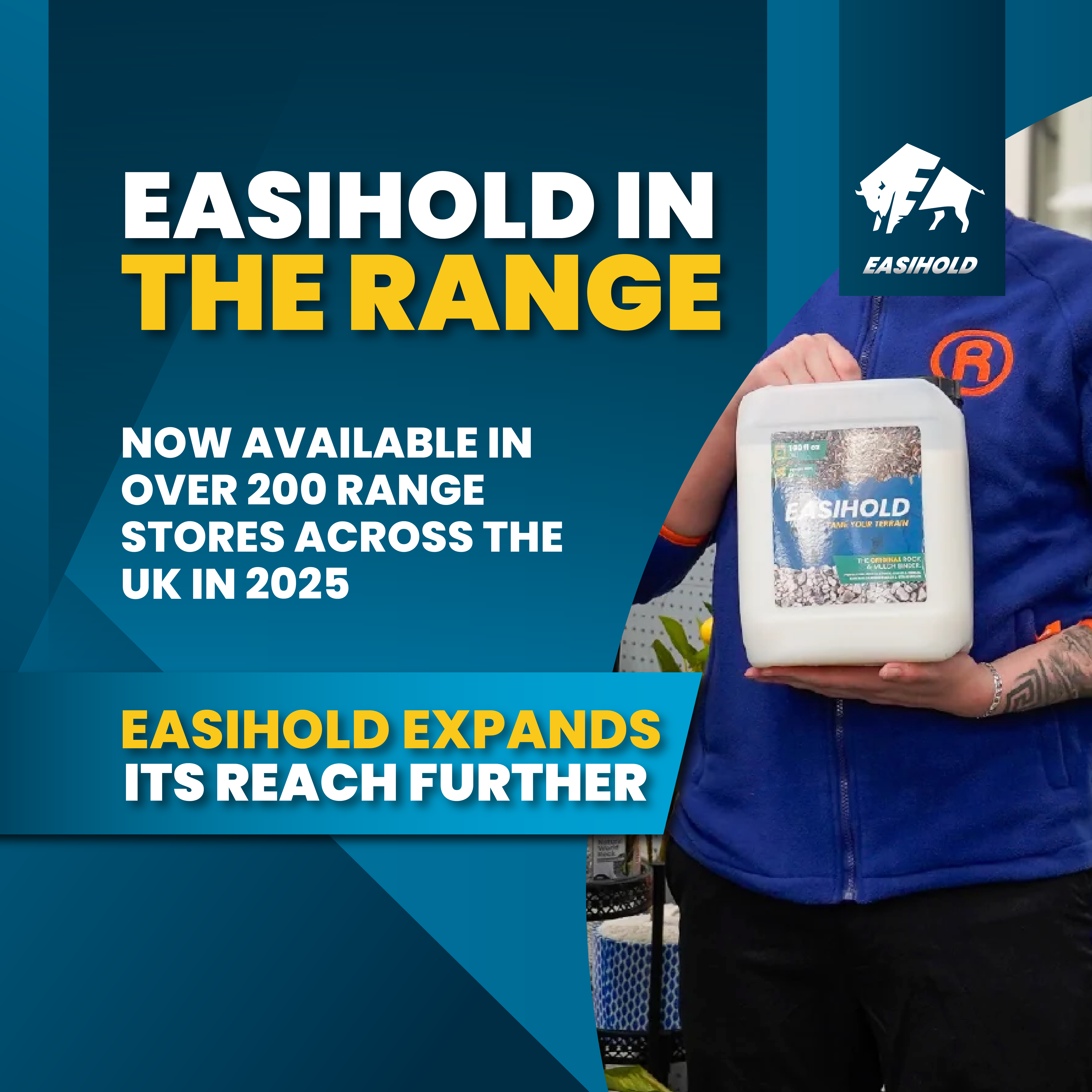 Easihold Expands Its Reach: Now Available in over 200 Range Stores Across the UK in 2025