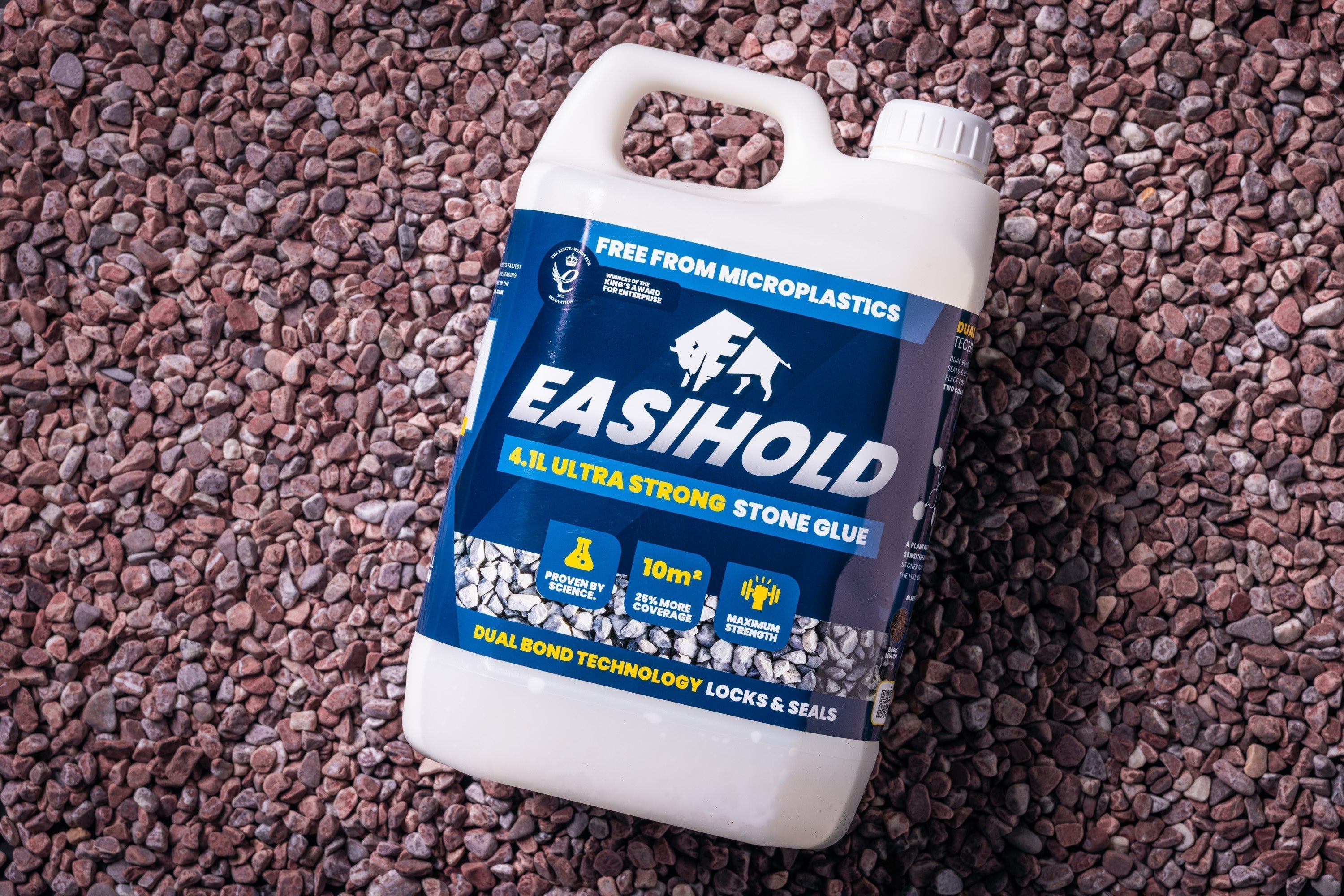 The New Easihold: The Original Stone & Mulch Binder, Rebuilt