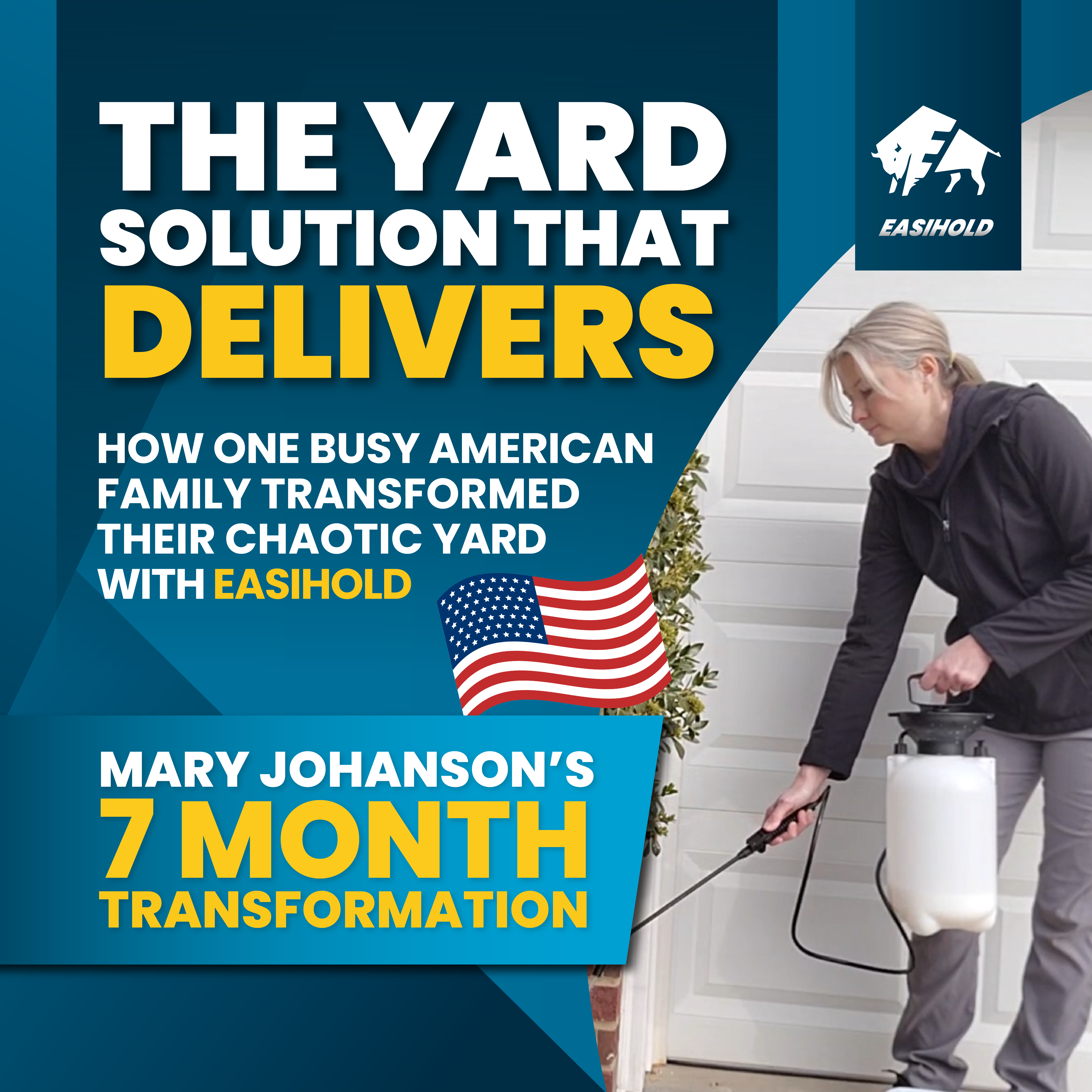 A Real American Yard Makeover Powered by Easihold