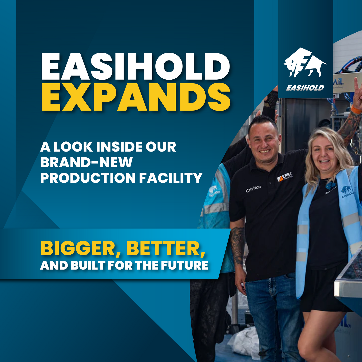 Easihold Expands! A Look Inside Our Brand-New Production Facility