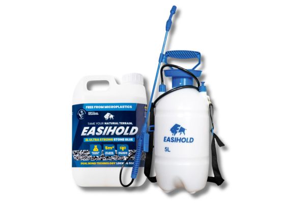 Easihold 4.1L Stone Glue + 5L Pressure Sprayer