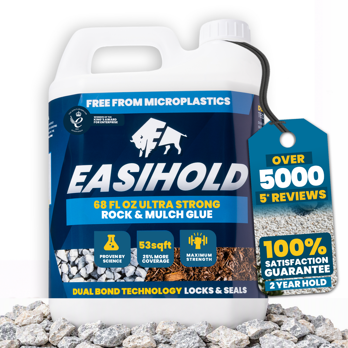 Easihold Rock and Mulch Glue