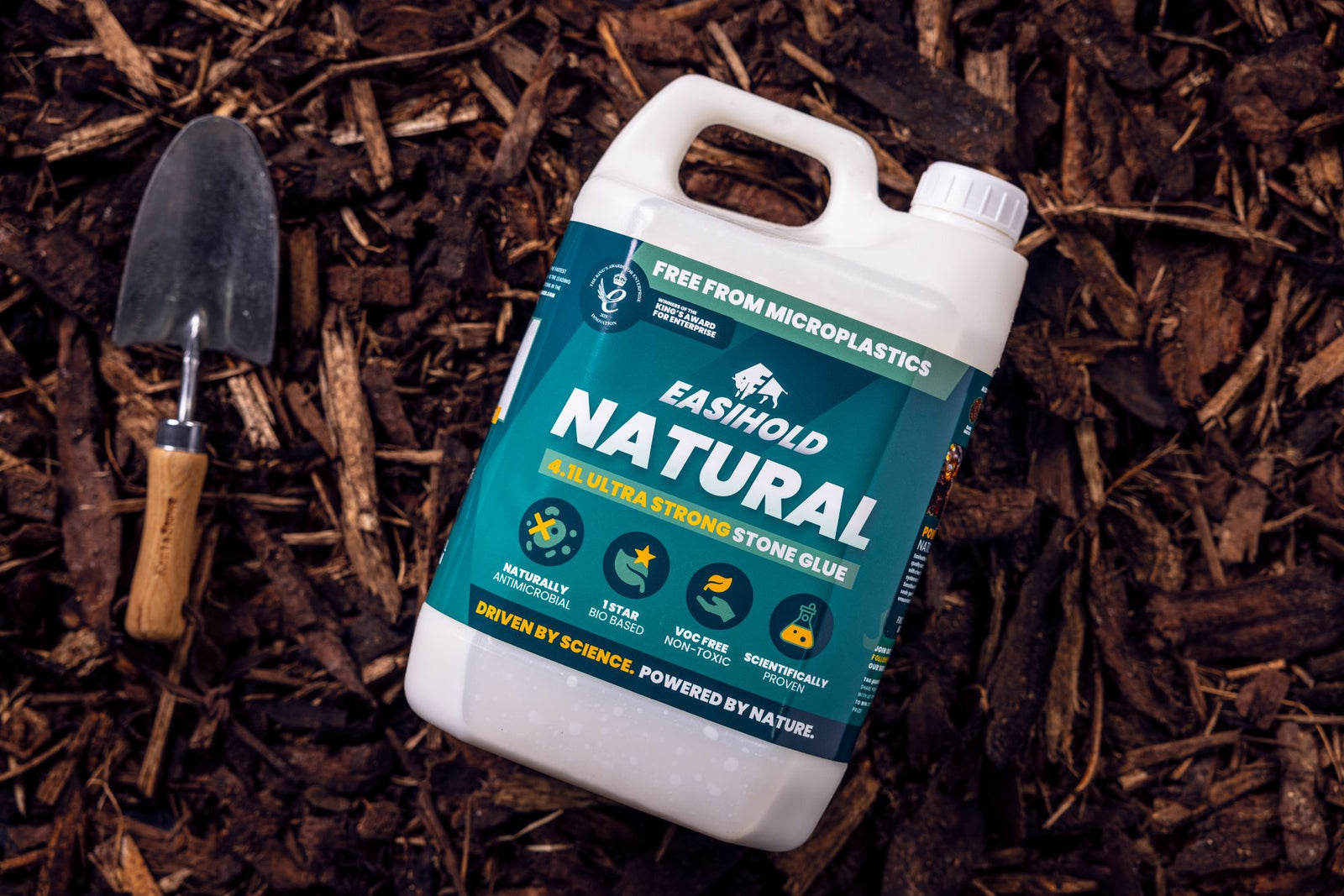 Easihold Natural plant-based stone and mulch binder