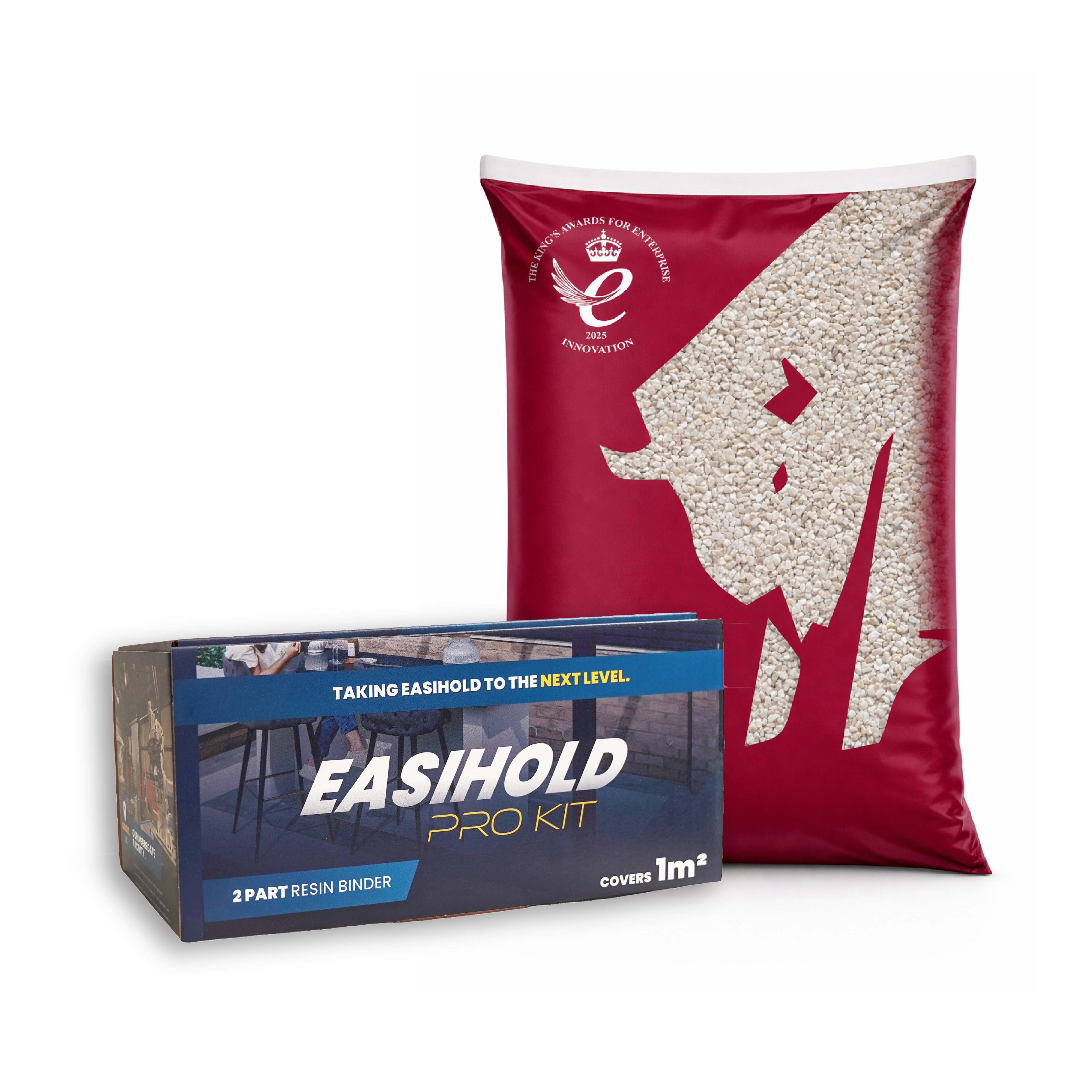 Easihold Resin Bound Gravel Kit 1m2 - Ivory Marble