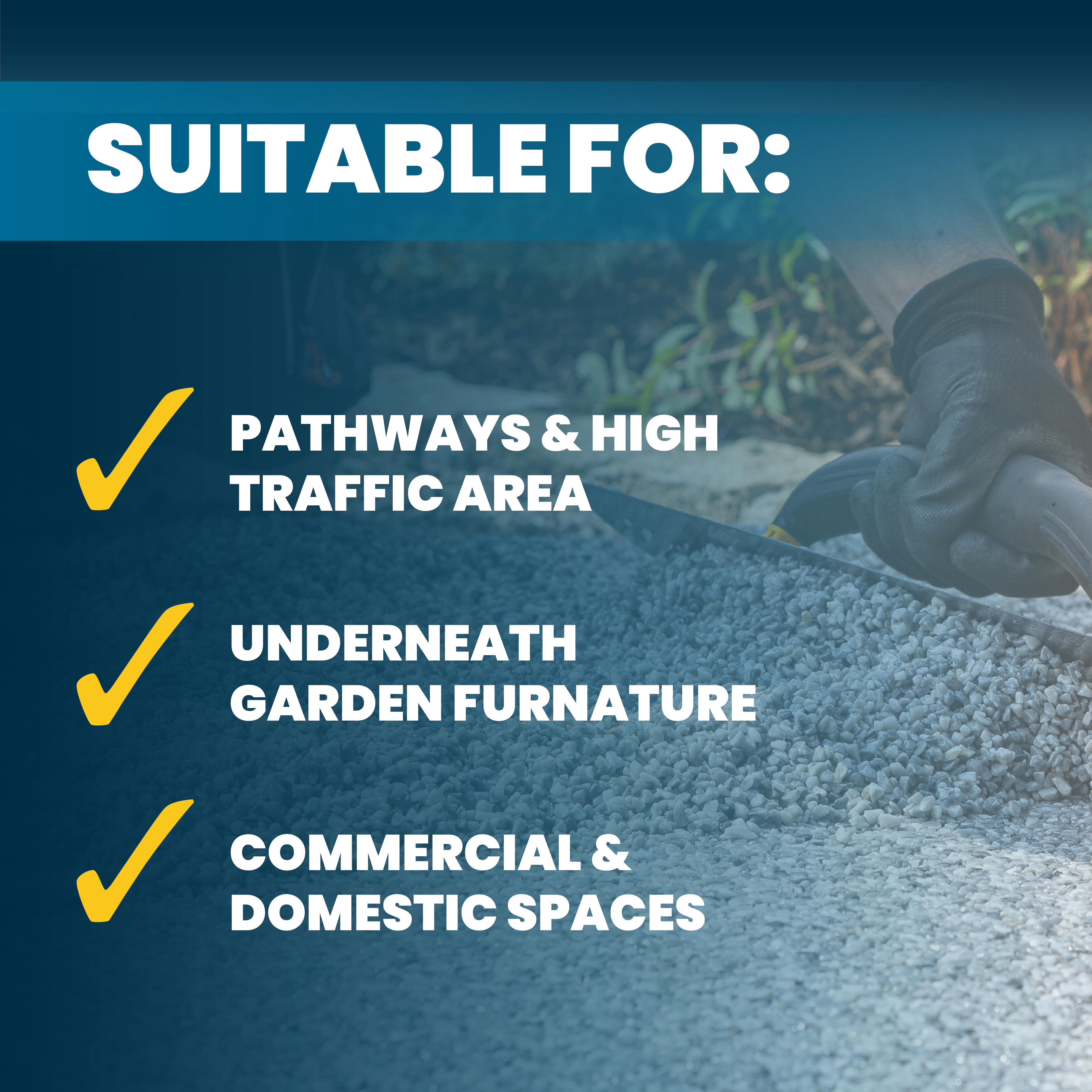 Easihold Resin Bound Gravel Kit 1m2 - Ivory Marble