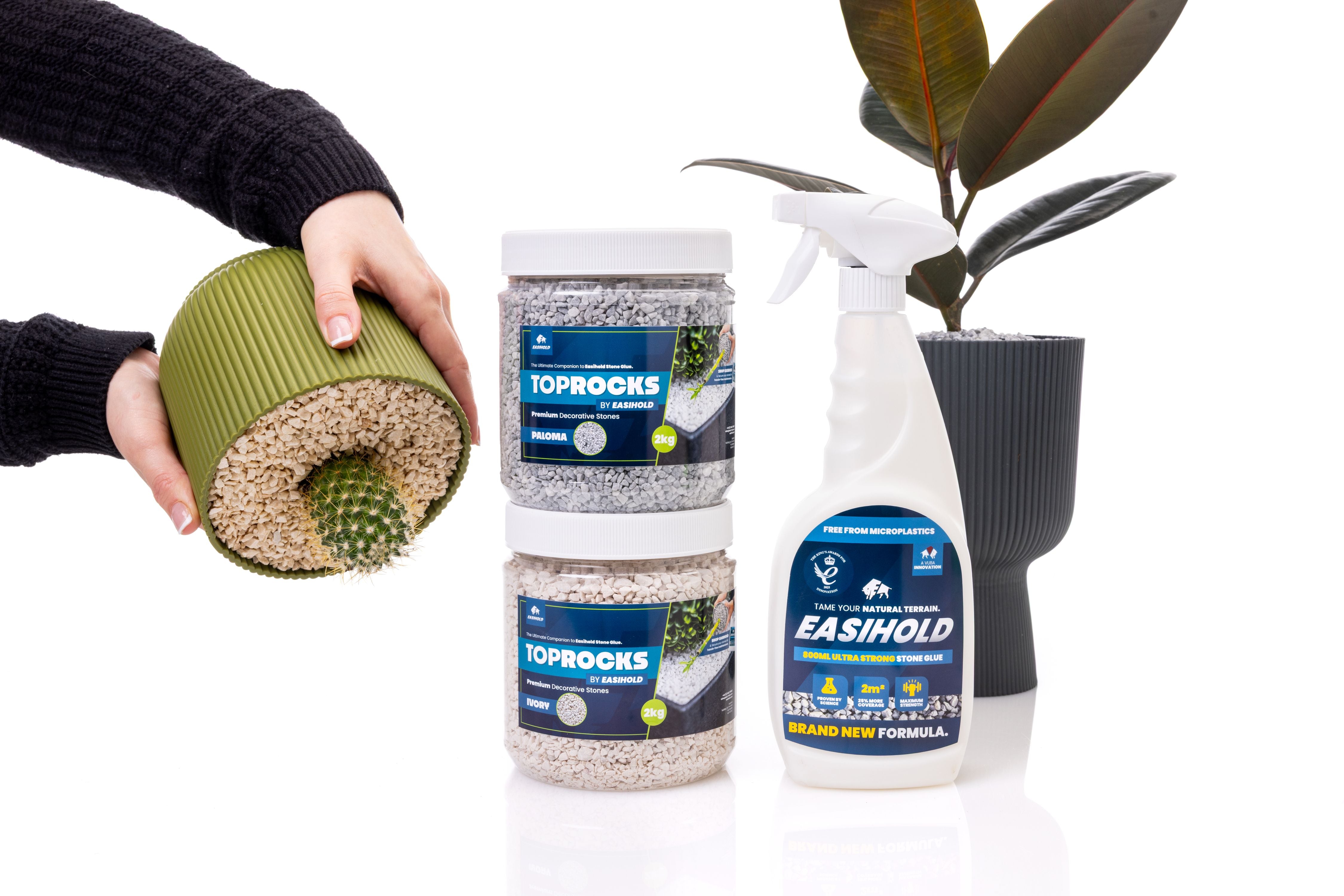 Easihold Top Rocks 2kg Ivory
